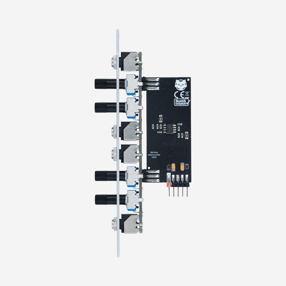 CatSynth Slimline Dual Attenuverter, side view
