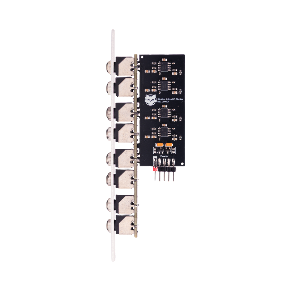 CatSynth Slimline DC Blocker, seitliche Ansicht